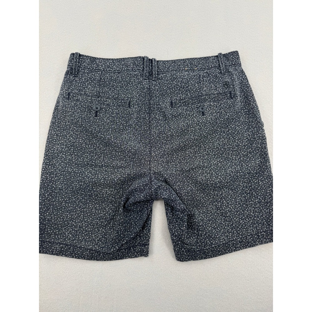 Original Penguin Mens Navy Blue Floral 8" Inseam Cotton Chino Shorts Size 31β - Picture 3 of 12